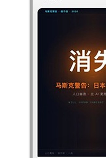 爆款案例:马斯克警告日本正在消失